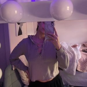 croptop hoodie